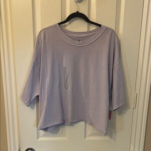 FP Movement by Free People Lavender Short Sleeve Tee